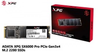 ADATA XPG 512GB SX6000 (ASX6000PNP-512GT-C) Pro NVMe 2100MB/1500MB M.2 SSD - 1